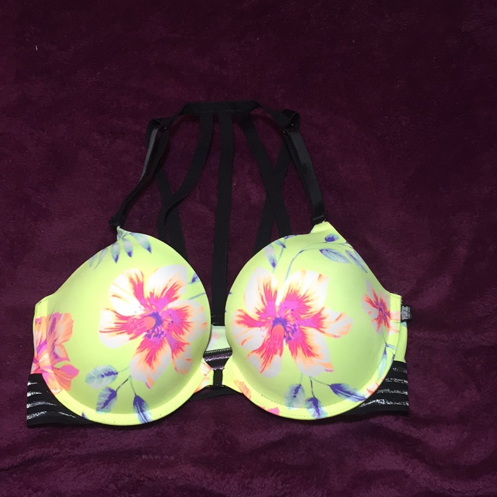 Pink bra